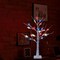 4th of July Decorations Tree Light 24 Inch with 24 LED Red White Blue Star Lights USB Battery Operated with Timer, Lighted Artificial Tree Lights for Table, Party, Memorial Day, Patriotic Decoration